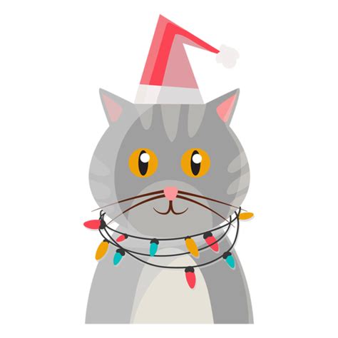 Christmas cat icon - Transparent PNG & SVG vector file png image