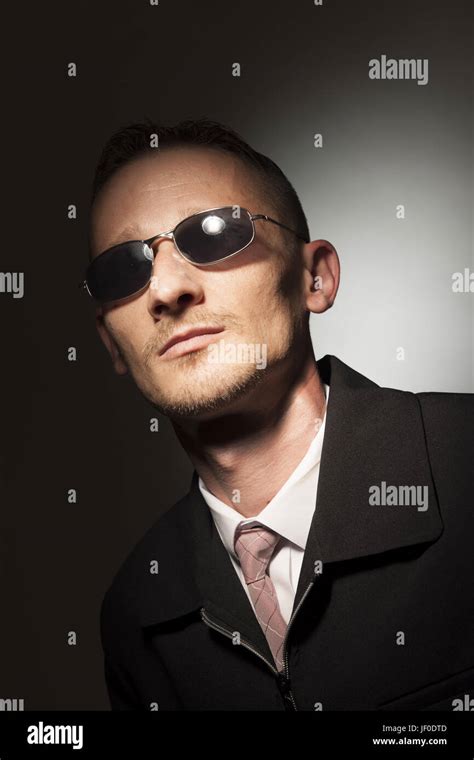 Cool Man With Sunglasses Stock Photo Alamy