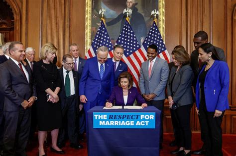 Us Congress Passes Landmark Bill Protecting Same Sex Marriage