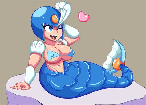 Rule 34 Arzonaut Breasts Capcom Female Female Only Heart Mega Man
