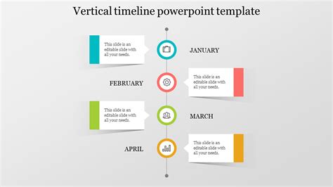 Awesome Vertical Timeline Powerpoint Template