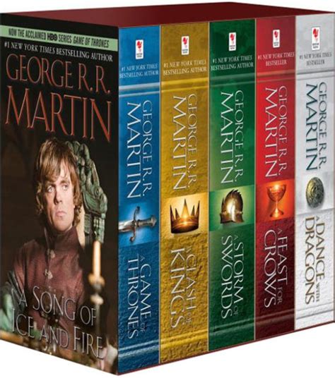 george r r martin s a game of thrones 5 book boxed set song of ice and fire series a game