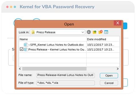Vba Password Recovery Tool To Recover Forgotten Passwords From Vba Projects