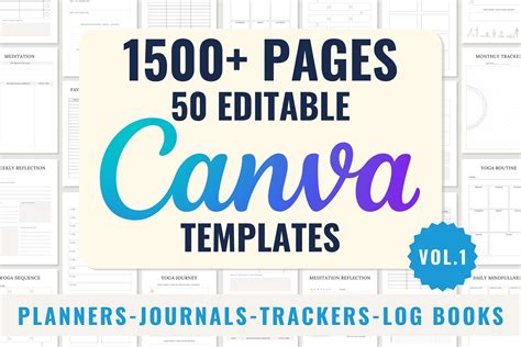 50 Editable Canva Planners Template Graphic By Toon Forest · Creative