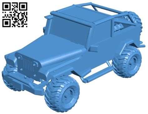 Jeep Wrangler Car B005982 Download Free Stl Files 3d Model For 3d