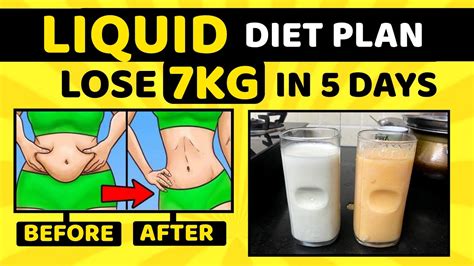 Liquid Diet Plan For Weight Loss How To Lose Weight Fast With Liquid