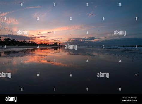 Sunset At Byron Bay Australia Stock Photo Alamy