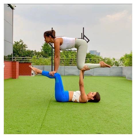 pin on 2 person yoga poses easy