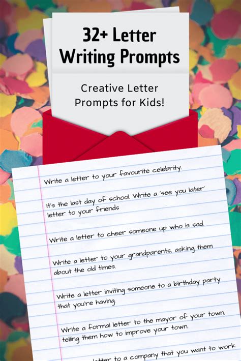 32 Letter Writing Prompts Letter Writing Ideas ️ Imagine Forest