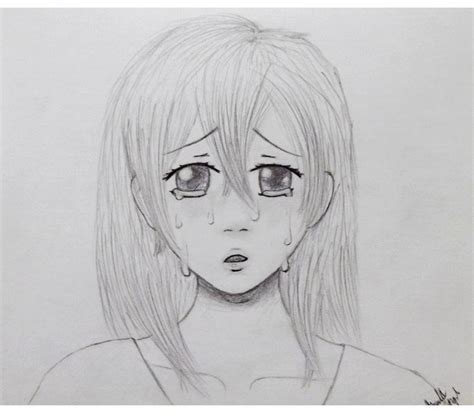 Crying Anime Girl By Angelachapel On Deviantart