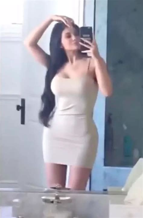 Kylie Jenner Displays Her Impressive Curves In Tiny Figure Hugging
