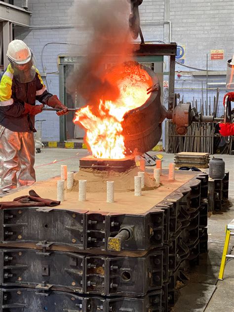 Cast in bronze is a musical act, notably including one of the few portable carillons, a musical instrument consisting of 23 or more tuned bells. Bronze Casting — Morris Singer Foundry