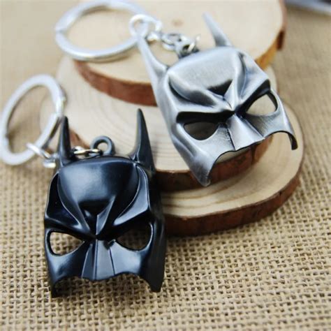 Movie Series Batman Mask Keyring Keychain Super Hero Bat Mask Metal