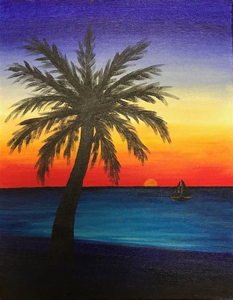 Acrylics Made Easy Beach Sunset Painting Class At Aiken Center For The Arts