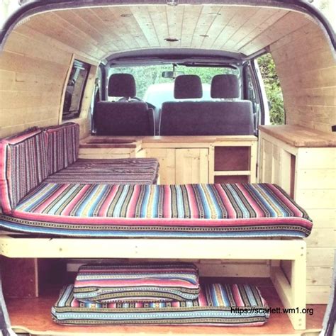 Camper Van Bed Designs For Your Next Van Build Van Bed Campervan