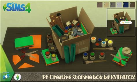 Storage Boxes By Kyta1702 At Simmetje Sims Sims 4 Updates