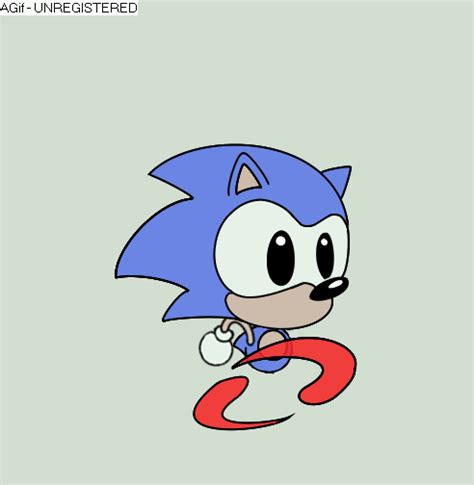 How To Draw Classic Sonic Running Step By Step Howto Drawing