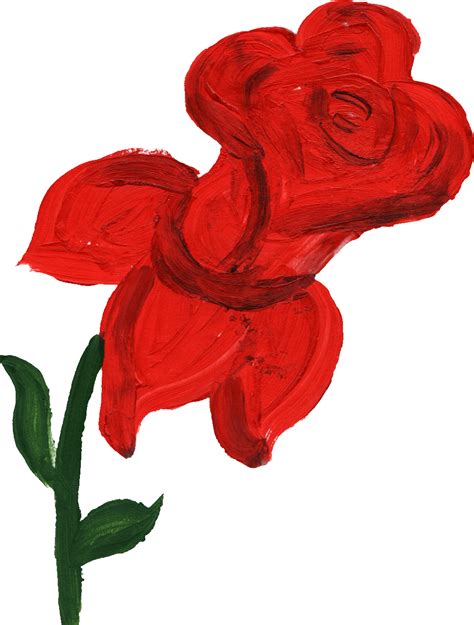 12 Simple Painted Flower (PNG Transparent) | OnlyGFX.com