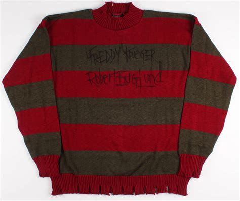 Robert Englund Signed Nightmare On Elm Street Sweater Inscribed