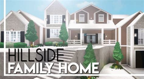 More information on the build is below! Build a hillside roblox bloxburg 138k house by Xrobloxbuildzx