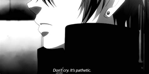 Dark Anime Boy Harsh Word Dont Cry Its  By Lara