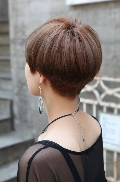 Back View Of Short Haircuts For Women Style And Beauty