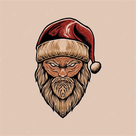 Premium Vector Angry Santa Illustration