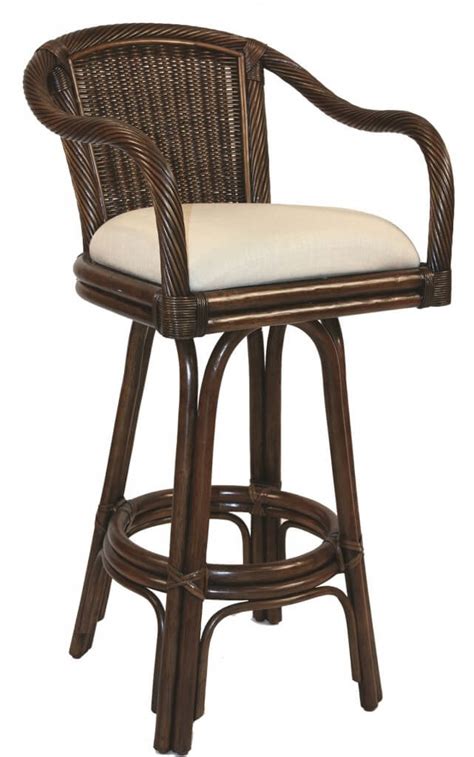 The rattan bistro bar chair in white and blue offers an updated contemporary coastal design to this classic woven chair for your bar or kitchen island. 52 Types of Counter & Bar Stools (Buying Guide)