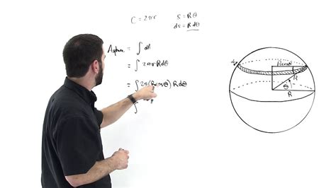 Equation of a sphere graph. Surface Area of a Sphere (equation derived with calculus ...