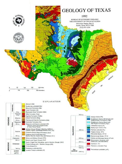 Active Texas Fault Line Map