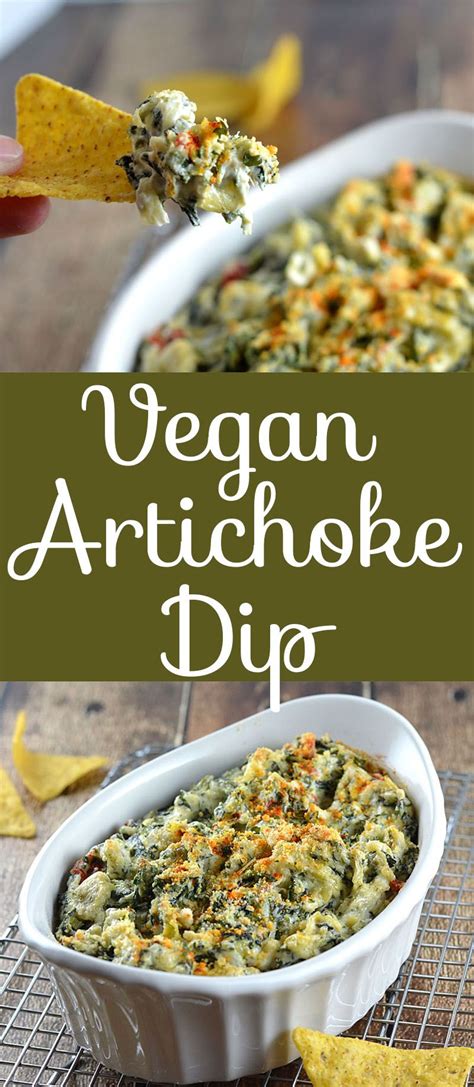 Vegan Baked Spinach And Artichoke Dip By The Veg Life