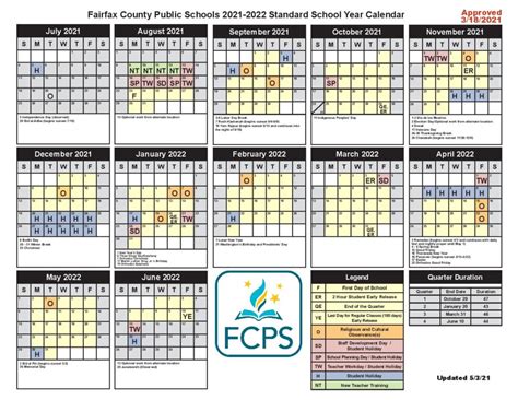 Fcps Calendar 2022 Calendar Example And Ideas