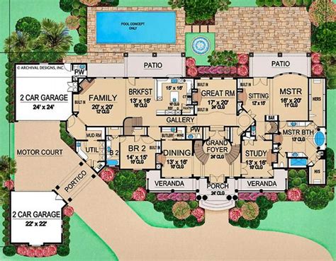 Mansion Floor Plans With Dimensions Flooring Images