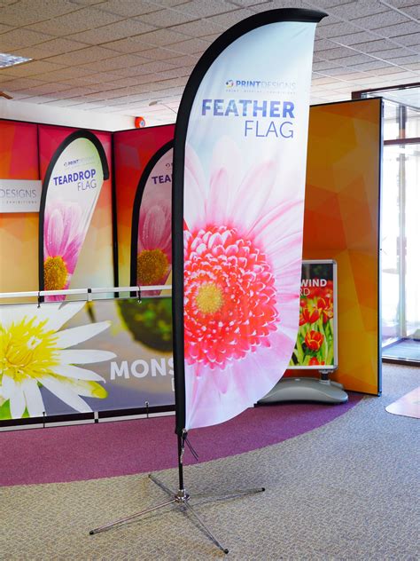 Feather Flags Are Perfect As An Outdoor Advertisement Great For Summer