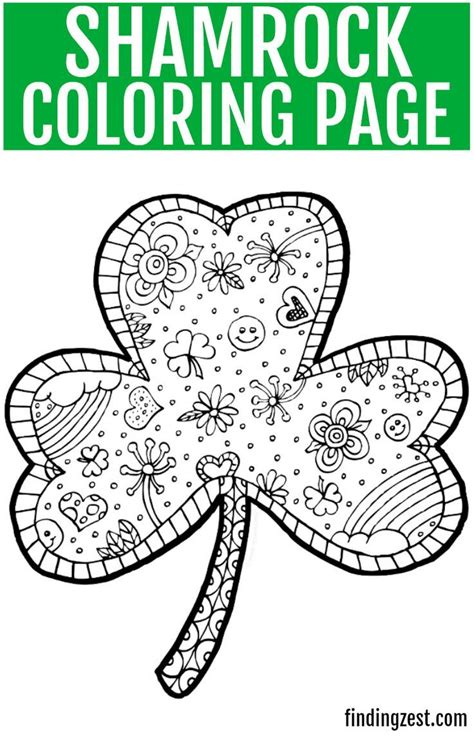 Explore 623989 free printable coloring pages for your kids and adults. Print out this fun shamrock coloring page free printable ...