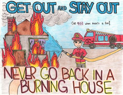 Check spelling or type a new query. examples of posters | Drawing competition, Fire safety ...