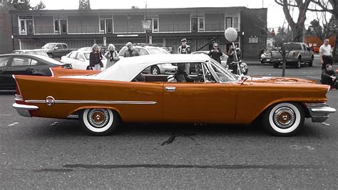 Cherry Red 1950s Chrysler 300 Cruisin Vancouver Photograph By Melissa