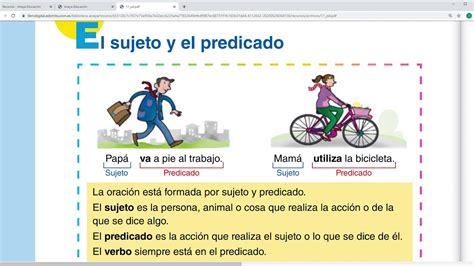 Sujeto Y Predicado 2º Youtube