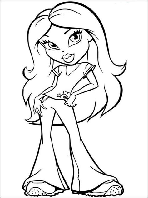 Bratz Coloring Pages Download And Print Bratz Coloring Pages