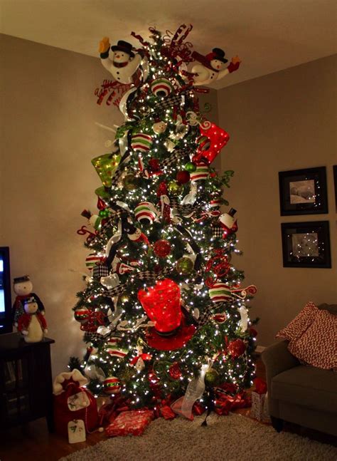 Large Snowman Tree Christmas Tree Christmas Decorations