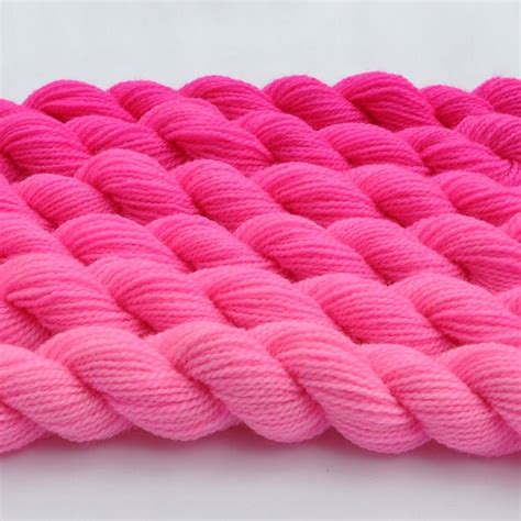 Items Similar To Gradient Yarn Hot Pink Color Shift Colorshift On Etsy