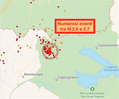 Secondo quanto riferito dall'ingv il sisma ha toccato la magnitudo 3.7 della scala richter e ha avuto un. Terremoto Abruzzo: numerose scosse deboli tra Montereale ...