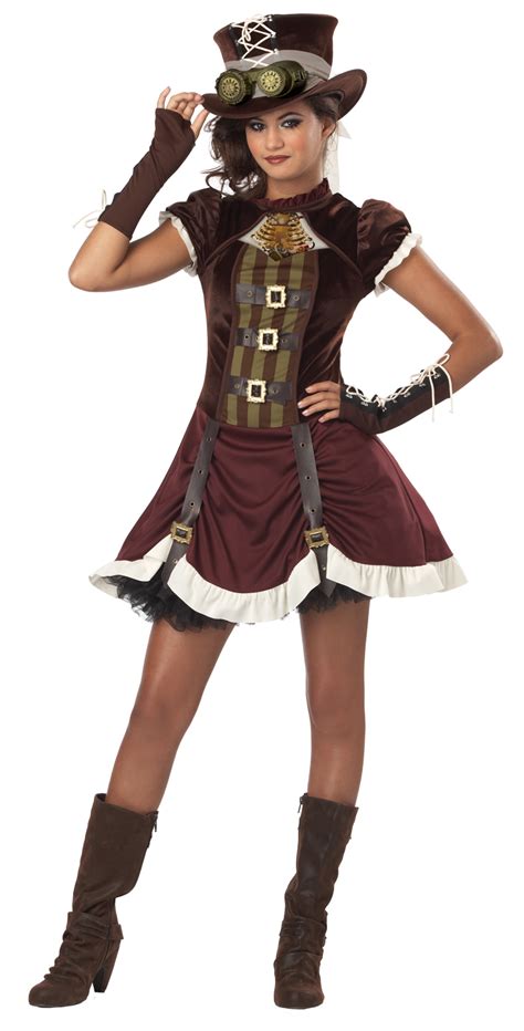 Steampunk Girl Tween Costumes Steampunk Girl Tween Costume Costume One