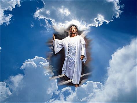 Jesus Rising To Heaven