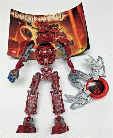 2004 Lego Bionicle Toa Metru Nui 8601 8606 Complete With Canisters