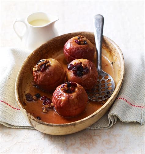 Cinnamon And Berry Stuffed Baked Apples With Maple Syrup Recipe