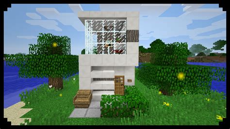 Minecraft How To Make A Small Modern House 5x5 Youtube