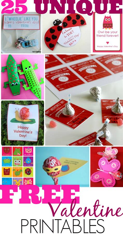 Top 25 Cute Free Valentines Day Card Printables Classy Mommy