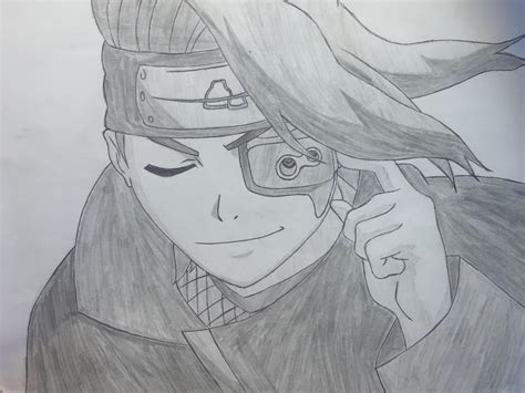 A Sketch Of Deidara I Drew A While Back Hes A Pretty Epic Character
