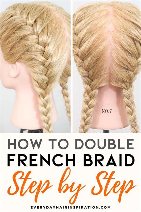 French Braid For Beginners Easy How To Tutorial Everyday Hair Inspiration Braids Step By